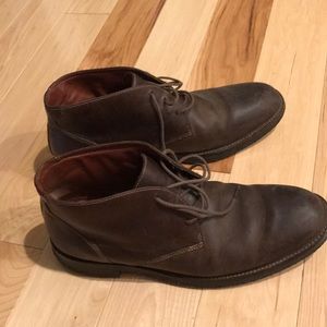 Johnston and Murphy Leather Brown Boots